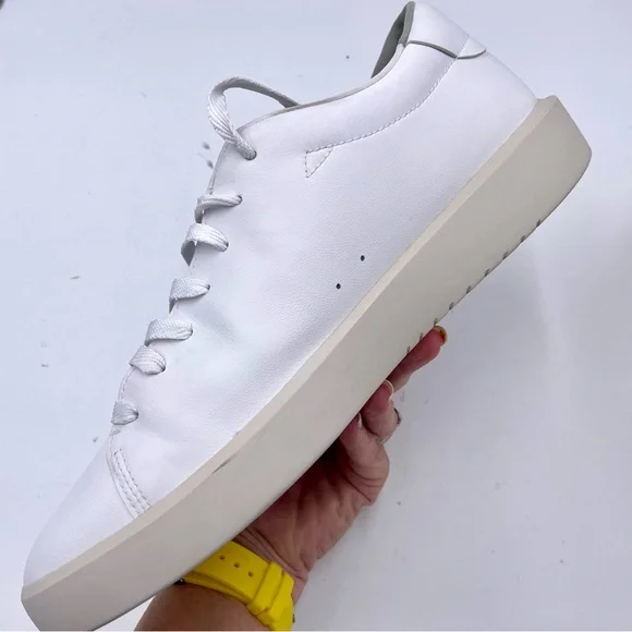 Everlane White ReLeather Tennis Sneaker in‎ Size 11 - Picture 6 of 13